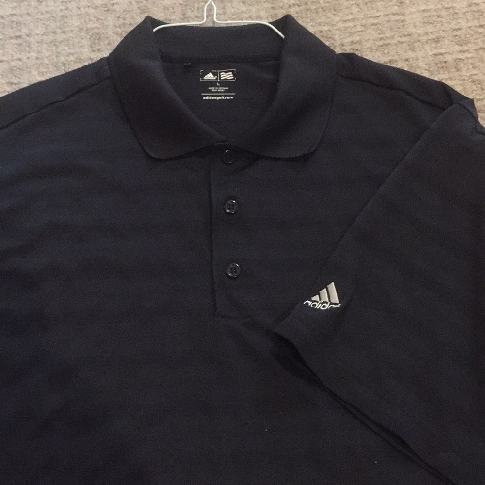 Adidas Climacool Black golf shirt